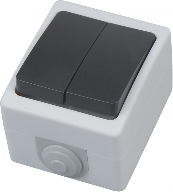 ATOM (2-GANG ONE WAY SWITCH)